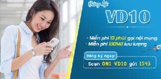 Chi tiết cách đăng ký gói cước VD10 của Vinaphone